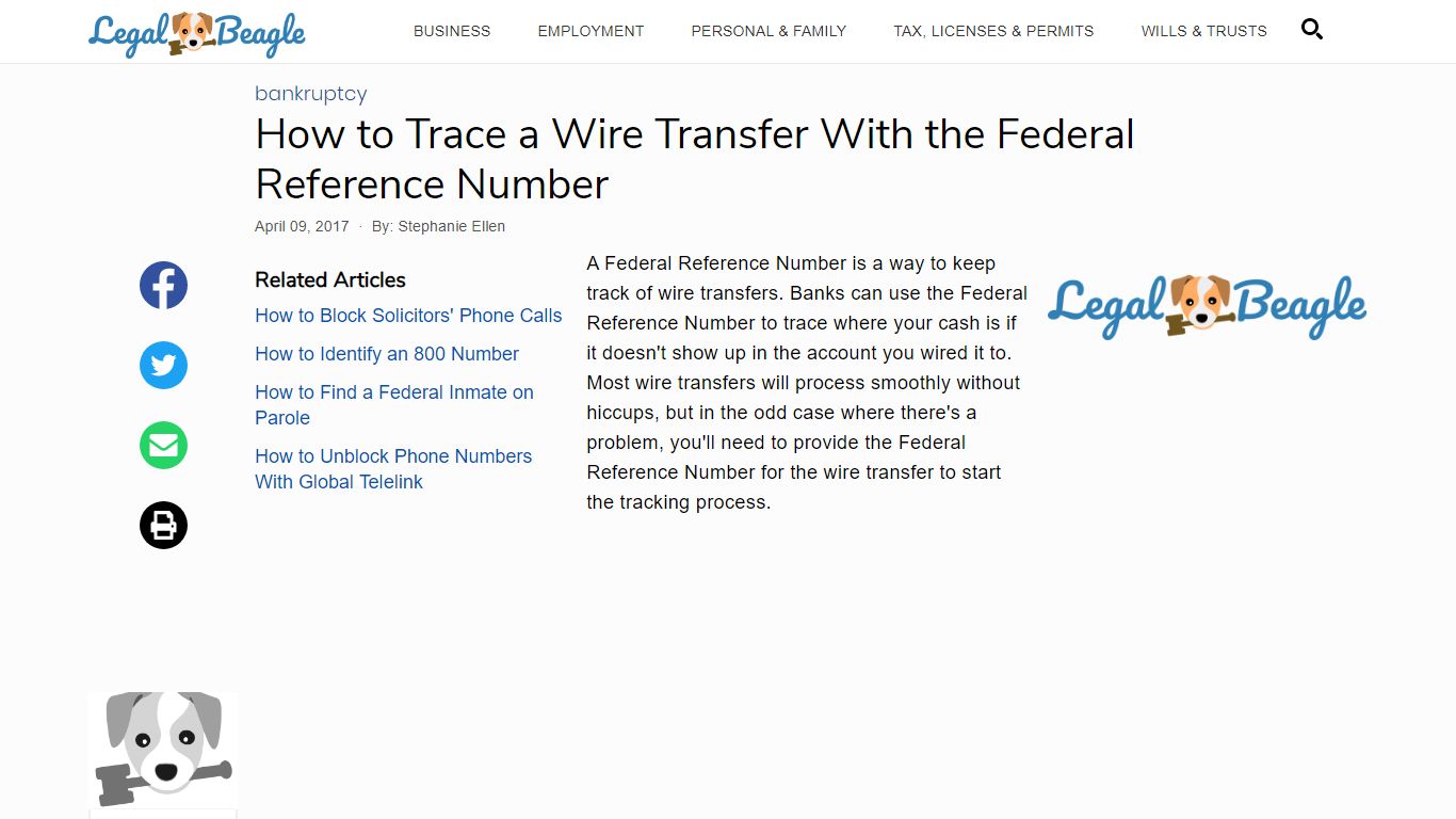 How to Trace a Wire Transfer With the Federal Reference Number